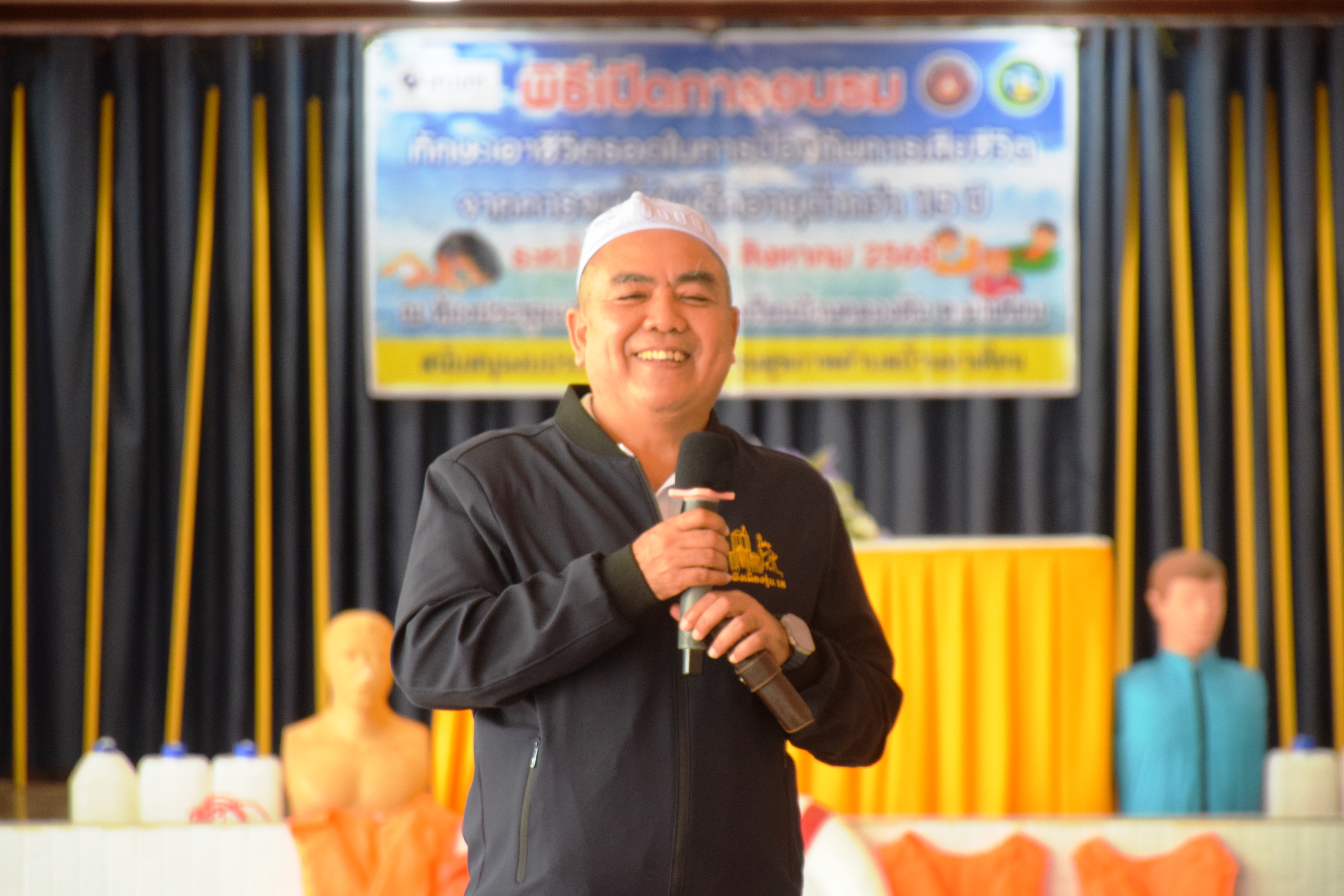 โครงการอบรมทักษะเอาชีวิตรอดในการป้องกันการเสียชีวิตจากการจมน้ำในเด็กอายุต่ำกว่า 15 ปี ระหว่าง วันที่ 2-3 สิงหาคม 2568 ณ โรงเรียนบ้านคลองดิน หมู่ที่ 3